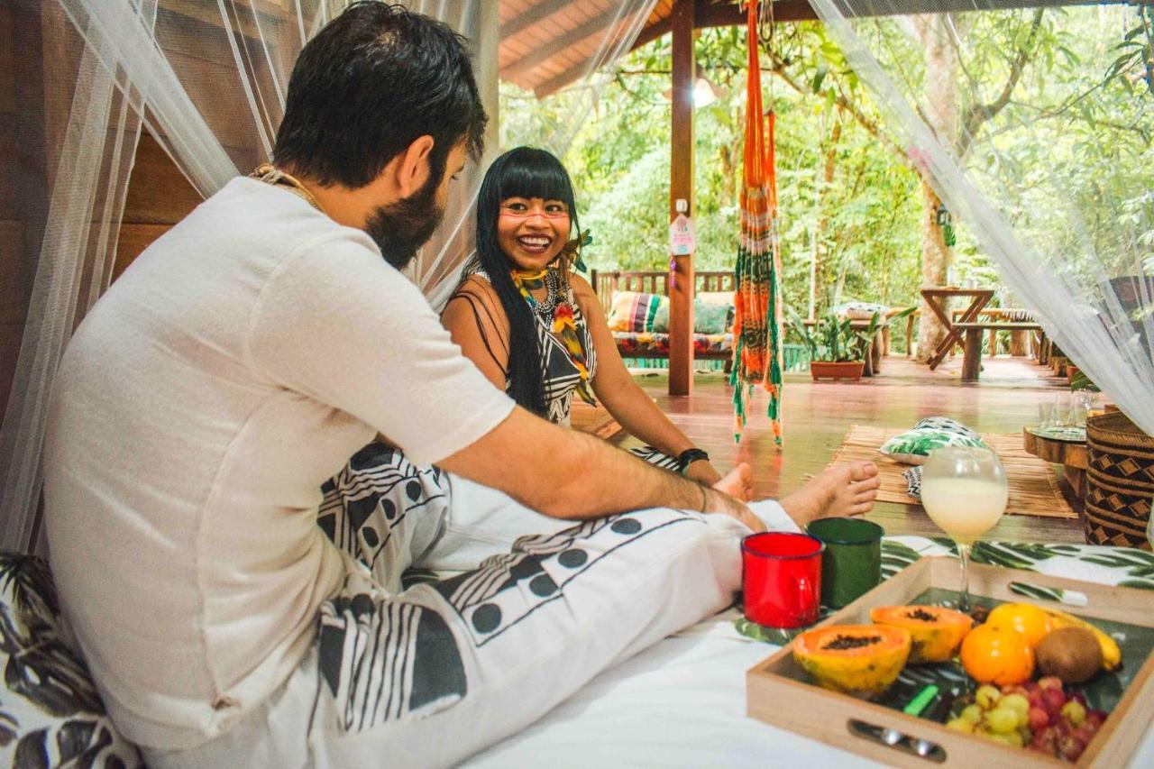 Casa Da Arvore, Sonho Na Amazonia, 2Min A Pe Da Praia Alter do Chao Bagian luar foto