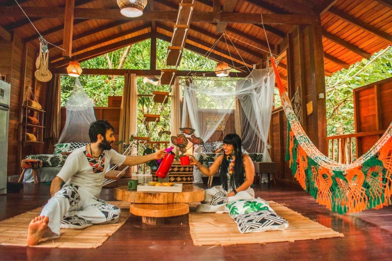 Casa Da Arvore, Sonho Na Amazonia, 2Min A Pe Da Praia Alter do Chao Bagian luar foto