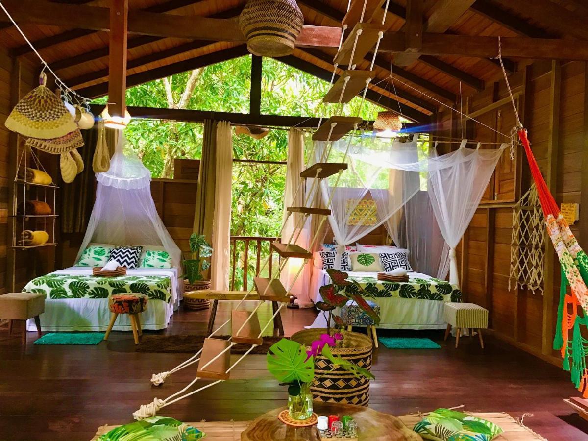 Casa Da Arvore, Sonho Na Amazonia, 2Min A Pe Da Praia Alter do Chao Bagian luar foto