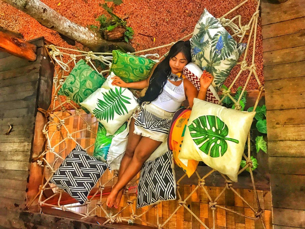 Casa Da Arvore, Sonho Na Amazonia, 2Min A Pe Da Praia Alter do Chao Bagian luar foto